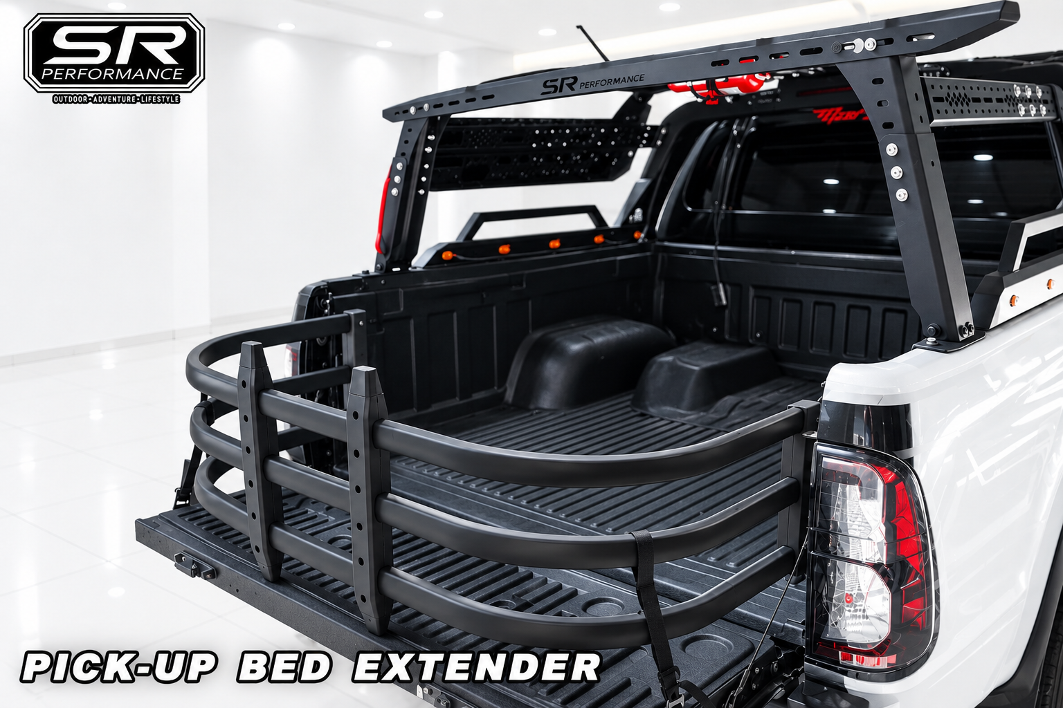 SR BED EXTENDER (UNIVERSAL) BLACK